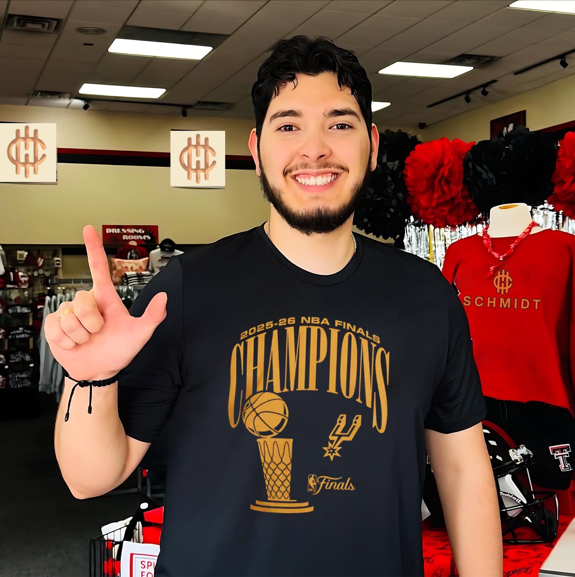 San Antonio Spurs 2026 Nba Finals Champions Trophy Logo shirt
