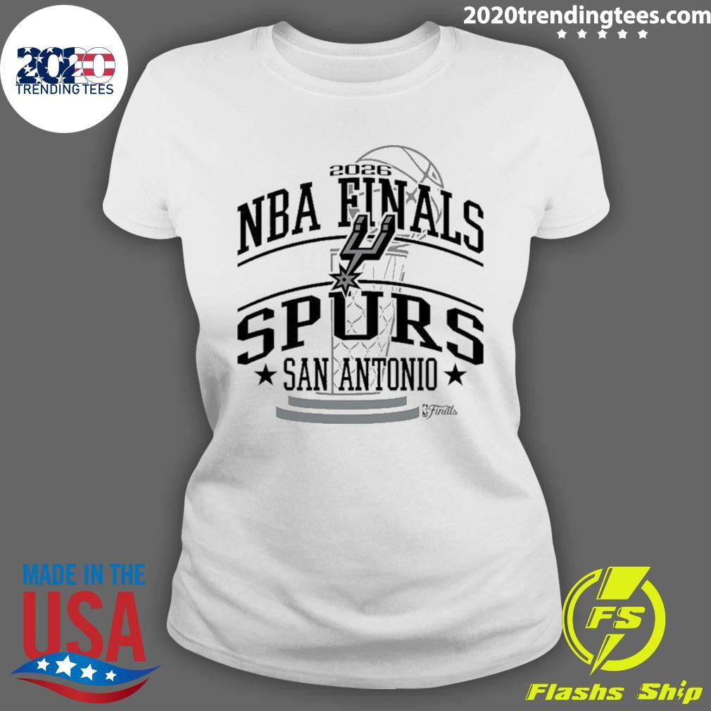 San Antonio Spurs 2026 Nba Finals No Regrets Urban Trophy Shirt