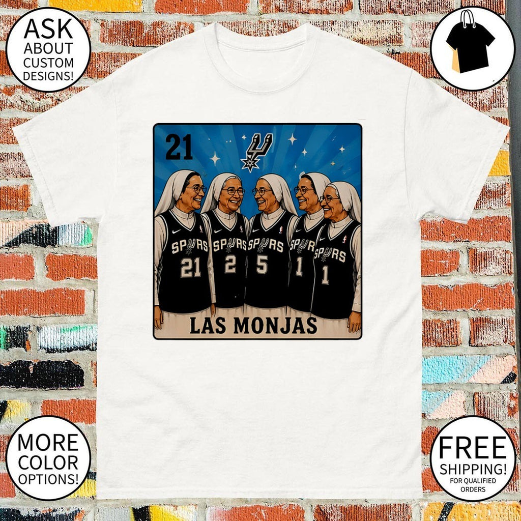 San Antonio Spurs 2026 Playoffs Spurs Nuns Las Monjas Card shirt