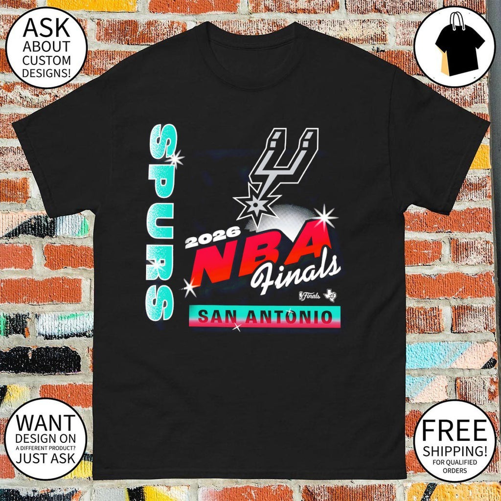 San Antonio Spurs Basketball 2026 NBA Finals Billboard Franklin shirt