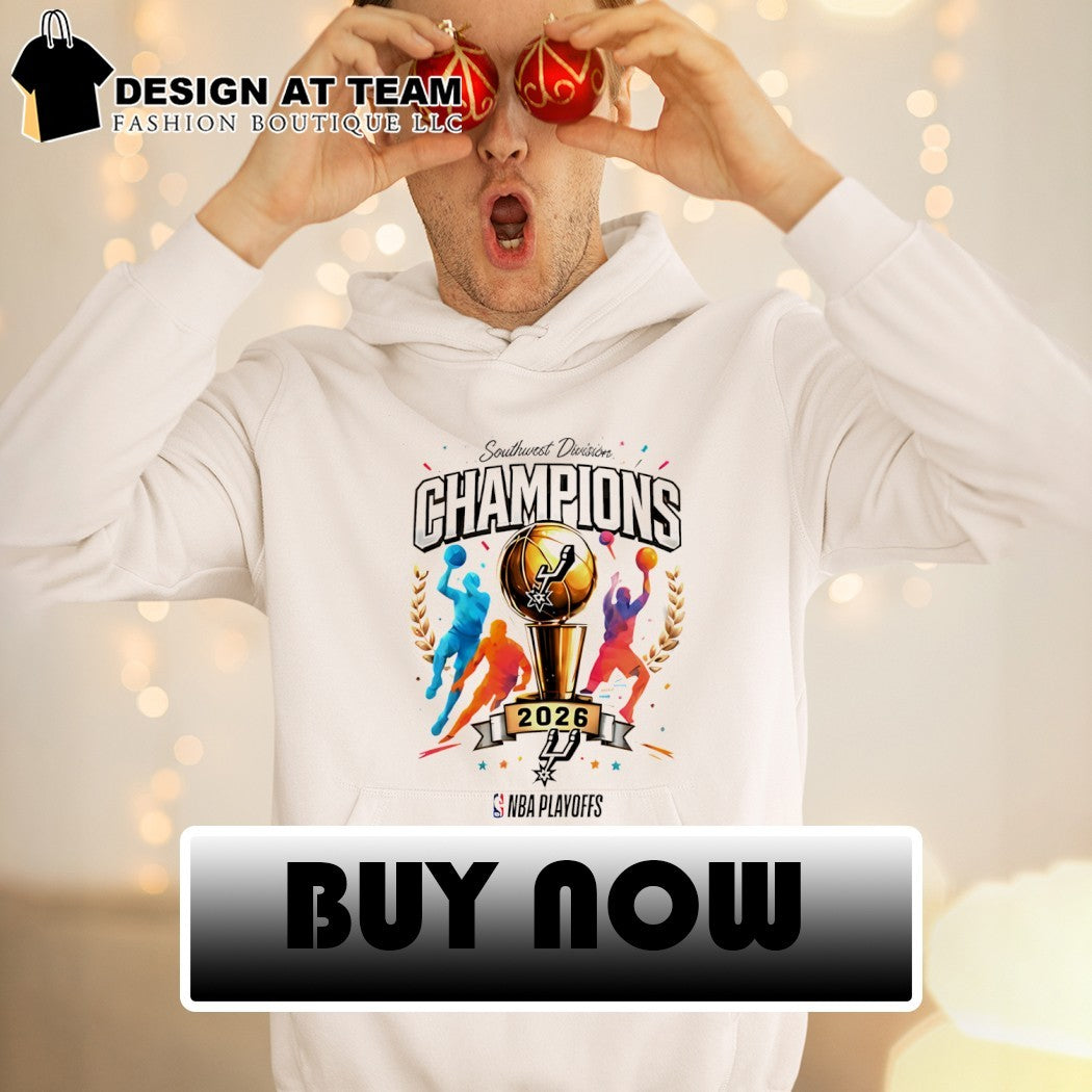 San Antonio Spurs Basketball 2026 Southwest Division Champions NBA Playoffs shirt