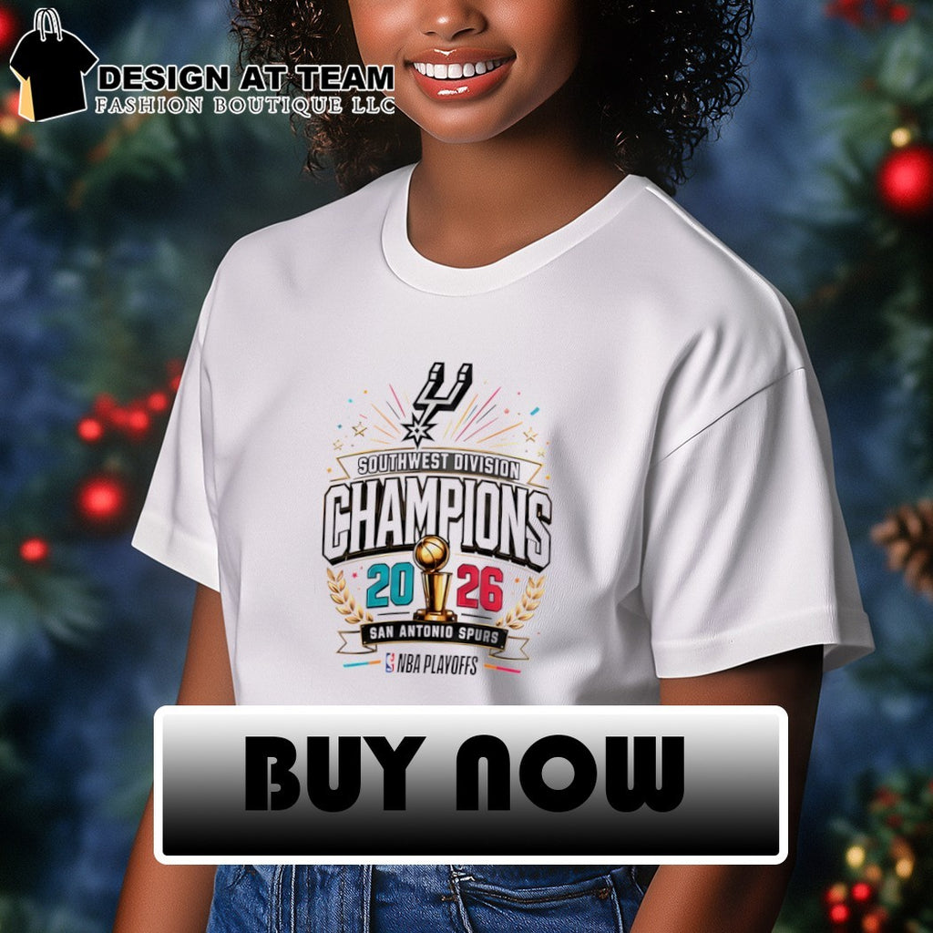 San Antonio Spurs Basketball 2026 Southwest Division Champions NBA Playoffs logo shirt