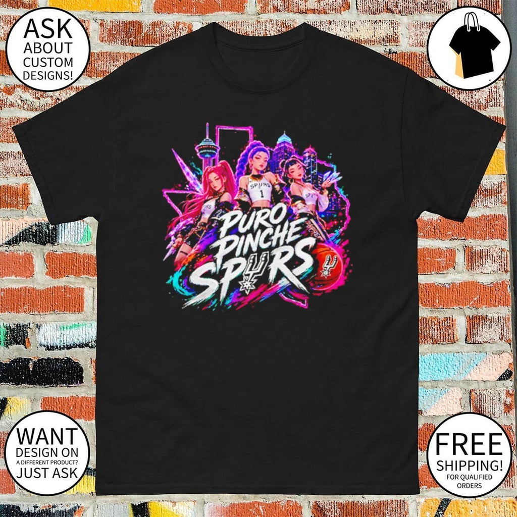San Antonio Spurs Basketball KPop Demon Hunters Puro Pinche Spurs shirt