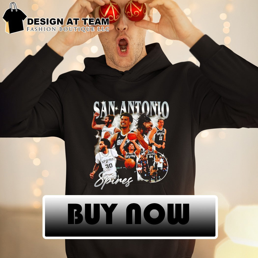 San Antonio Spurs Basketball Collage Vintage Graphic shirt