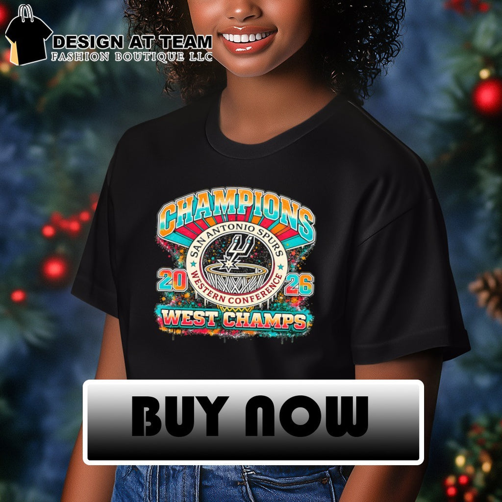 San Antonio Spurs Basketball NBA 2026 Western Conference Champions 90s Styles shirt