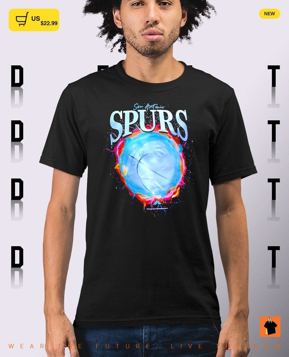 San Antonio Spurs Basketball NBA Galaxy Playoffs 2026 shirt