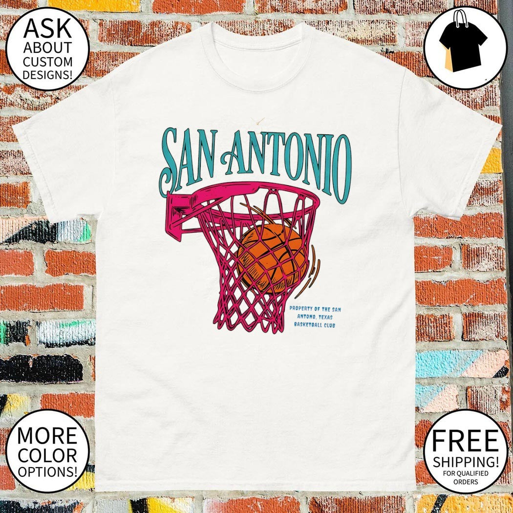 San Antonio Spurs Basketball NBA Property Of The San Antonio Texas Basketball Club 2026 shirt