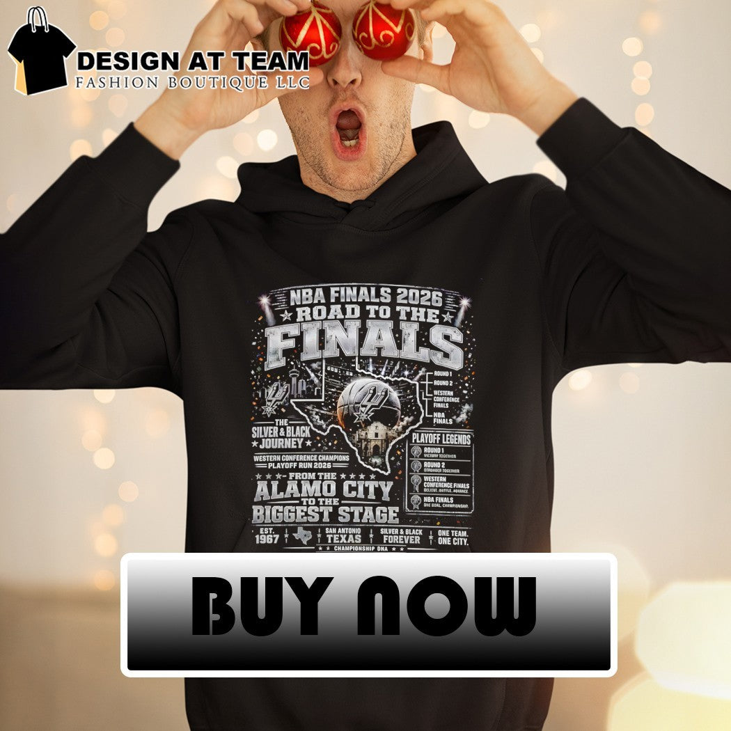 San Antonio Spurs Basketball NBA Road To The Finals 2026 Alamo City To The Biggest Stage shirt