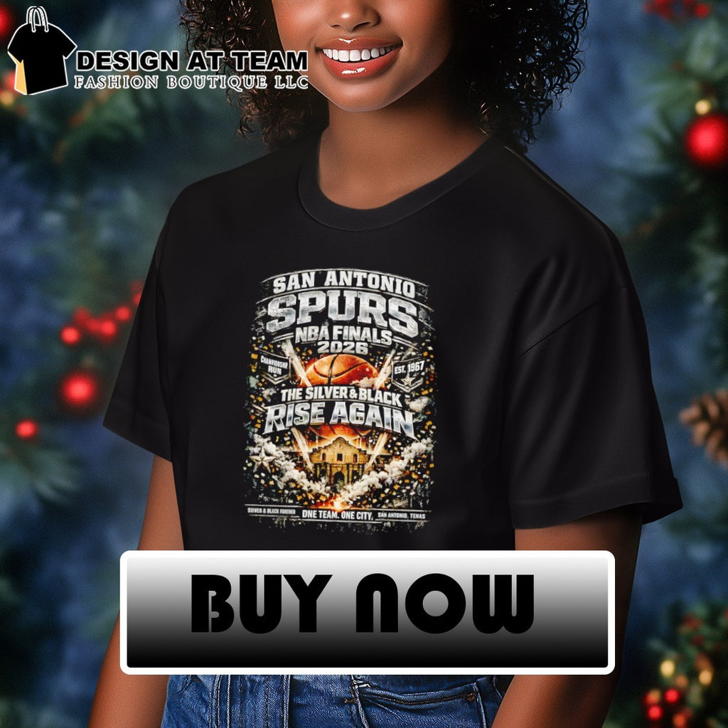 San Antonio Spurs Basketball NBA Road To The Finals 2026 The Silver Black Rise Again shirt