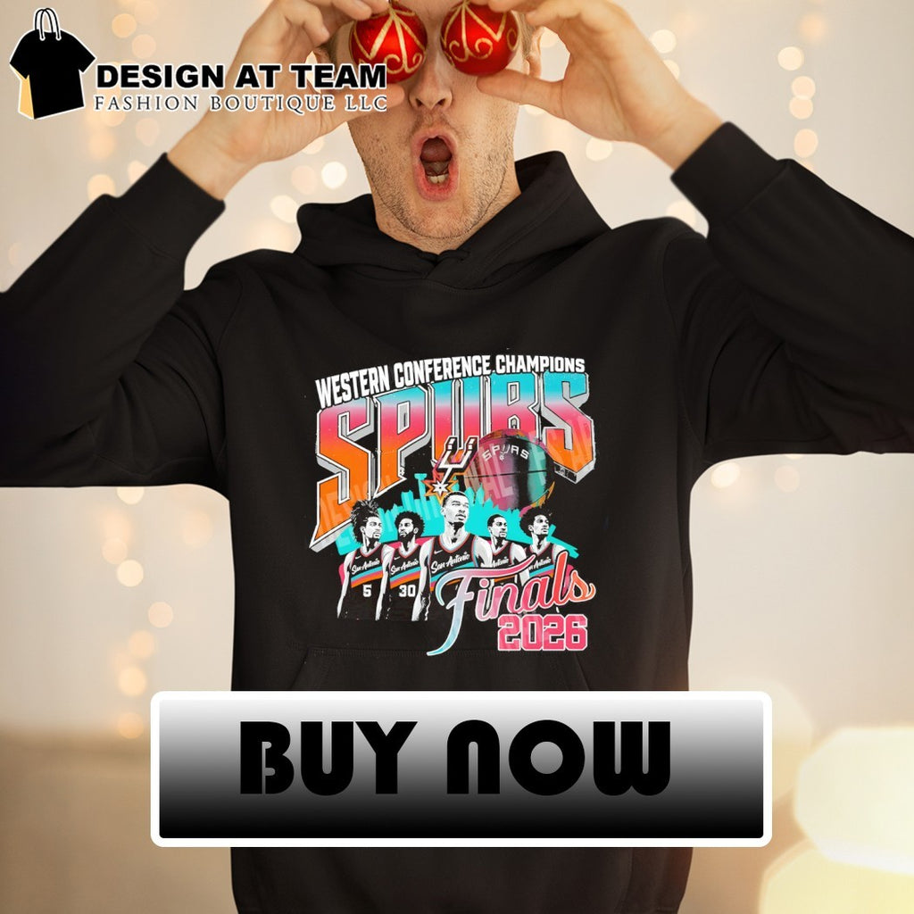 San Antonio Spurs Basketball NBA Western Conference Champions Finals Fiesta 2026 shirt