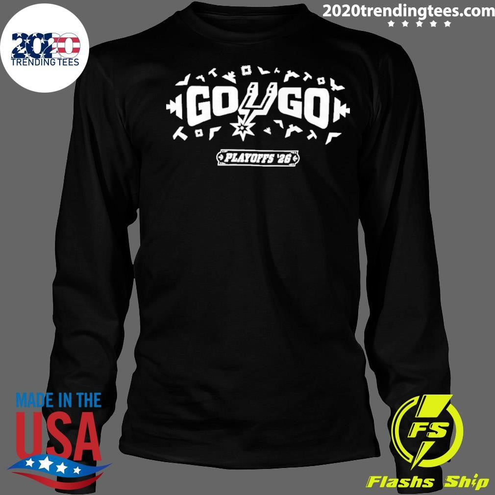San Antonio Spurs Basketball Nba Playoffs ’26 Go Spurs Go Shirt