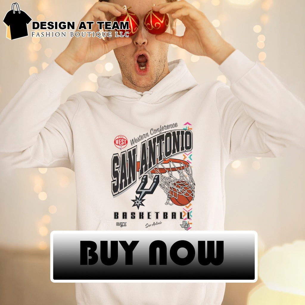 San Antonio Spurs Basketball New Era Western Conference 2026 shirt