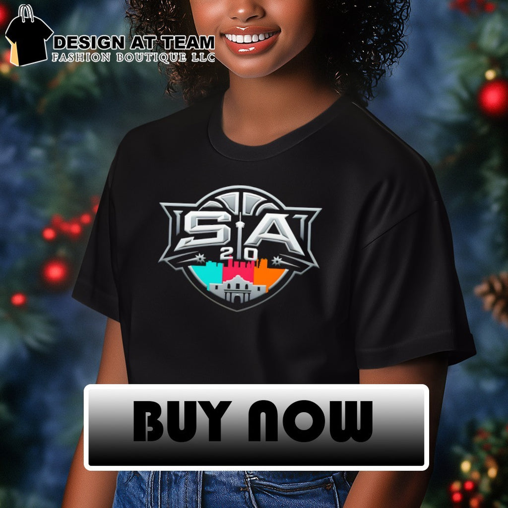 San Antonio Spurs Basketball SA 2 0 City Skyline The Alamo shirt