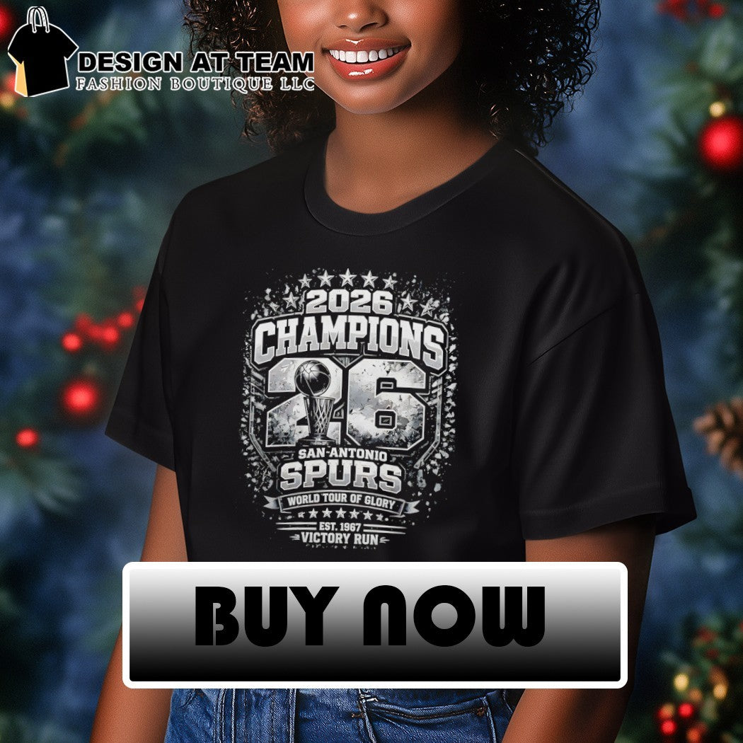San Antonio Spurs Basketball World Tour of Glory Western Conference Champions est 1967 Victory Run shirt