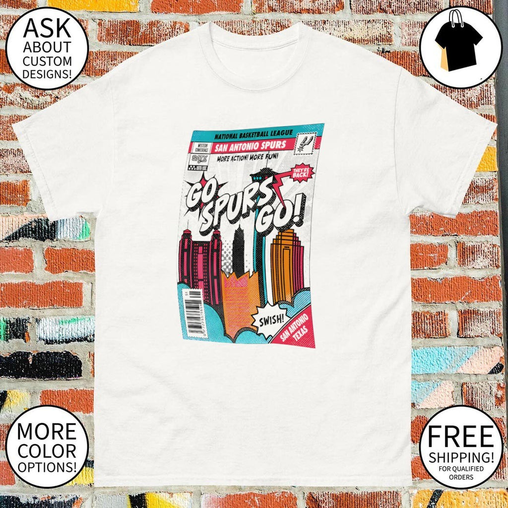 San Antonio Spurs Comic Book Cover National Basketball League More Action More Fun 2026 shirt