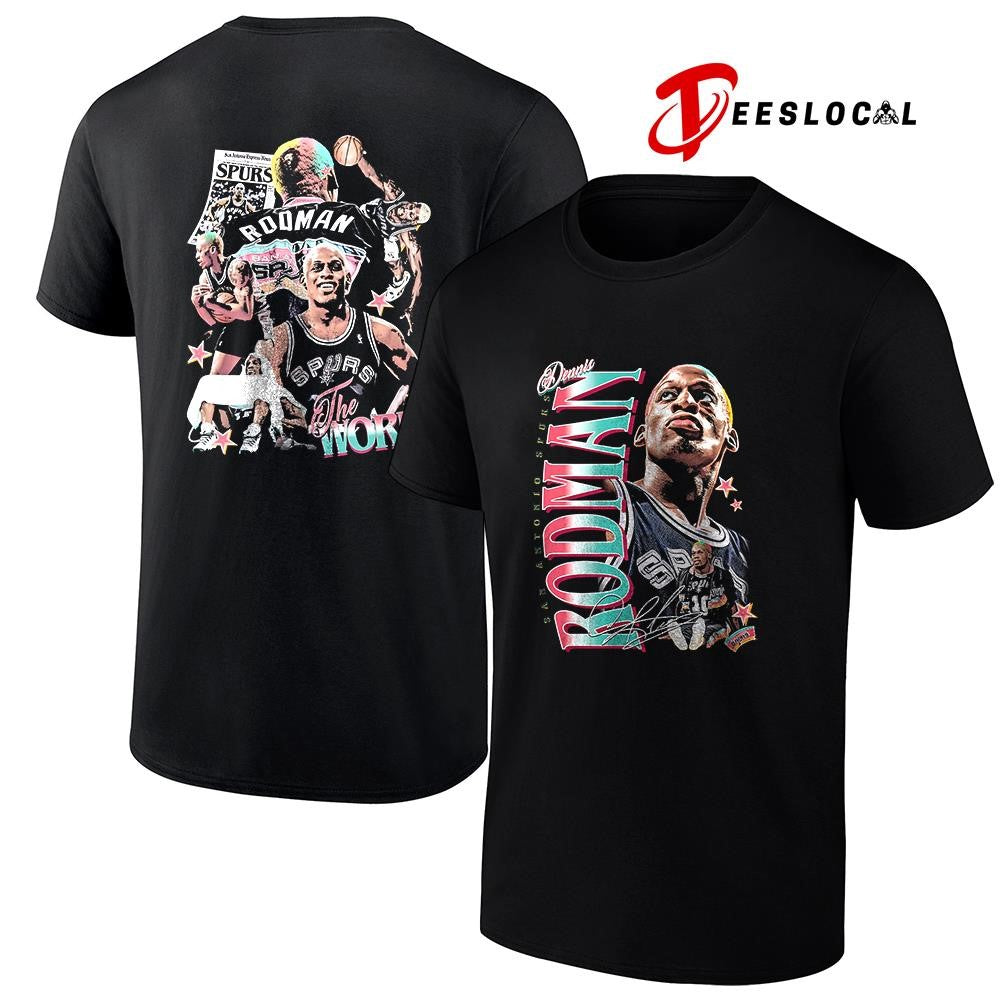 San Antonio Spurs Dennis Rodman the Worm vintage signature shirt