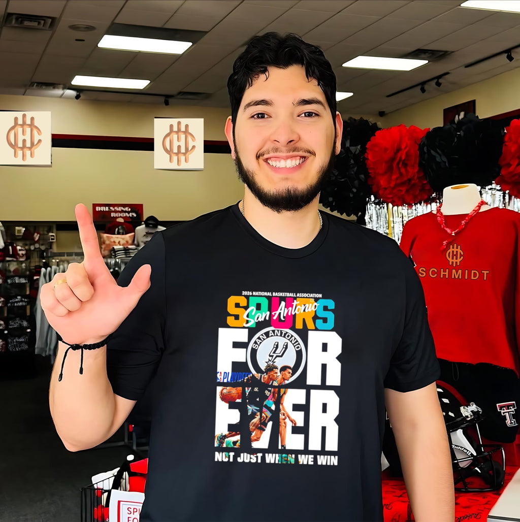 San Antonio Spurs Forever not just when we win 2026 NBA shirt