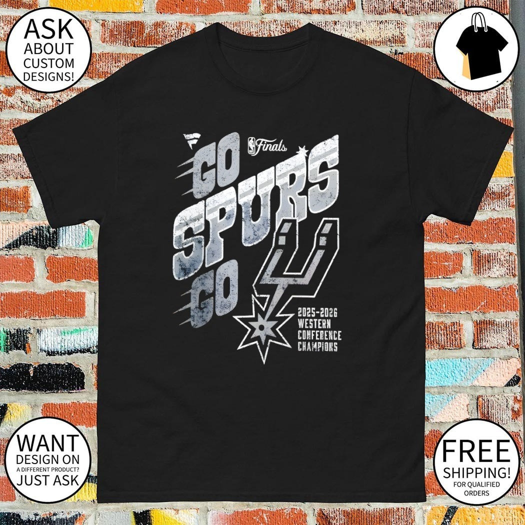 San Antonio Spurs NBA Basketball 2026 NBA Western Conference Champions shirt