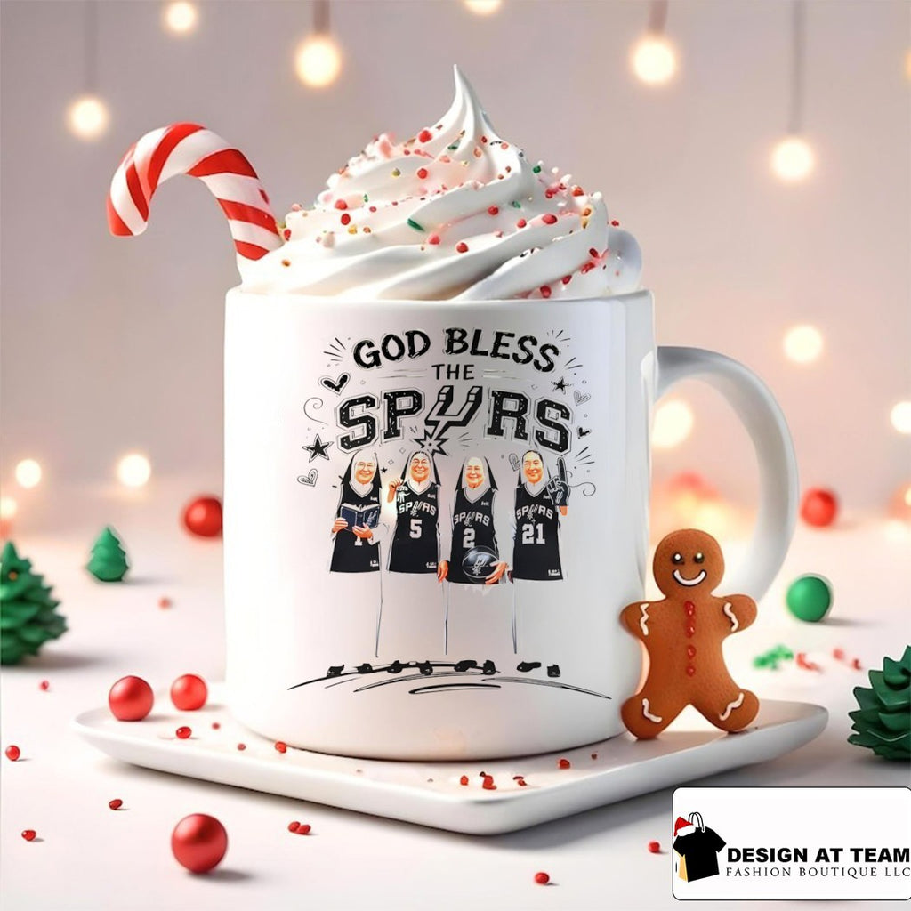 San Antonio Spurs Nuns God bless the Spurs shirt