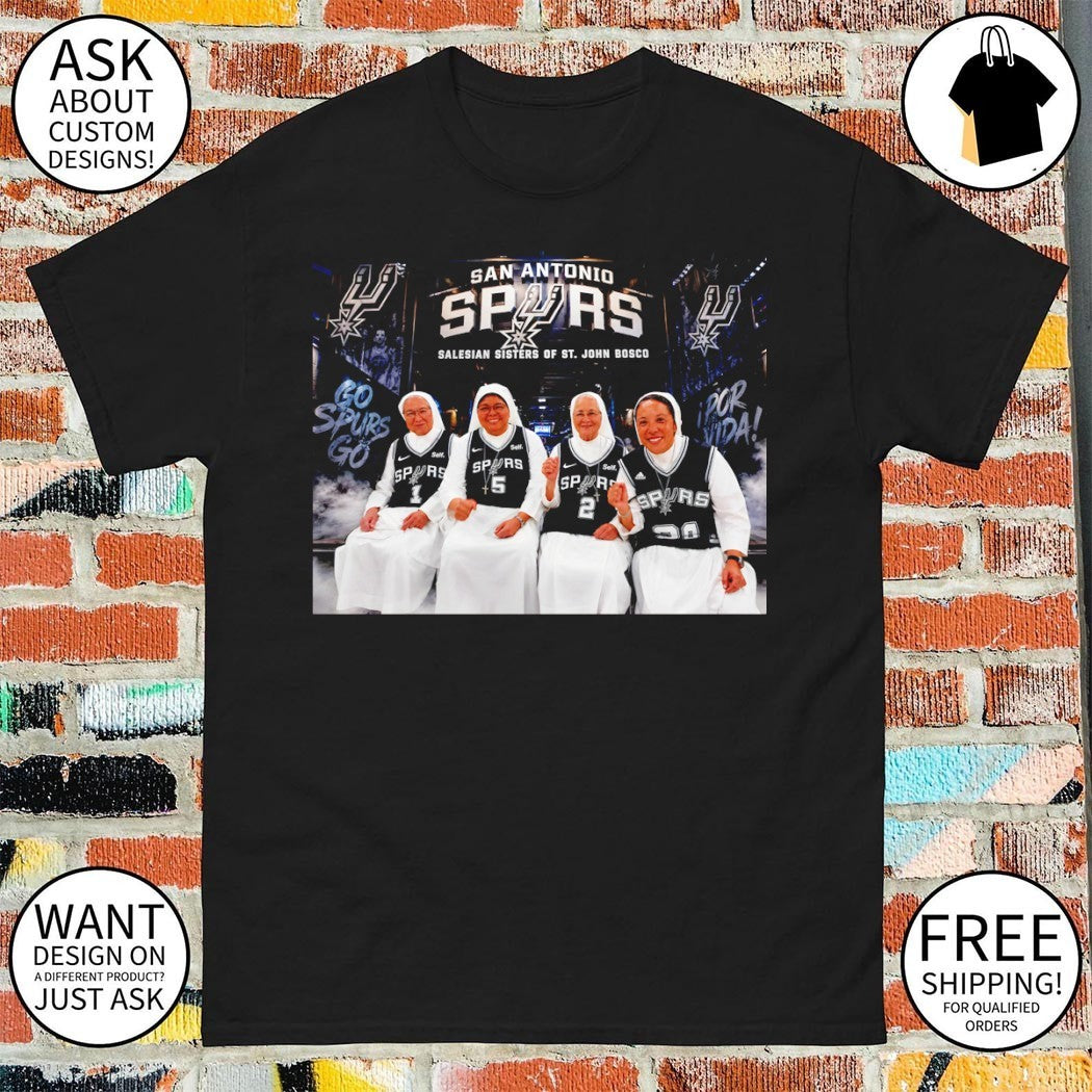 San Antonio Spurs Nuns Salesian sisters of St John Bosco shirt