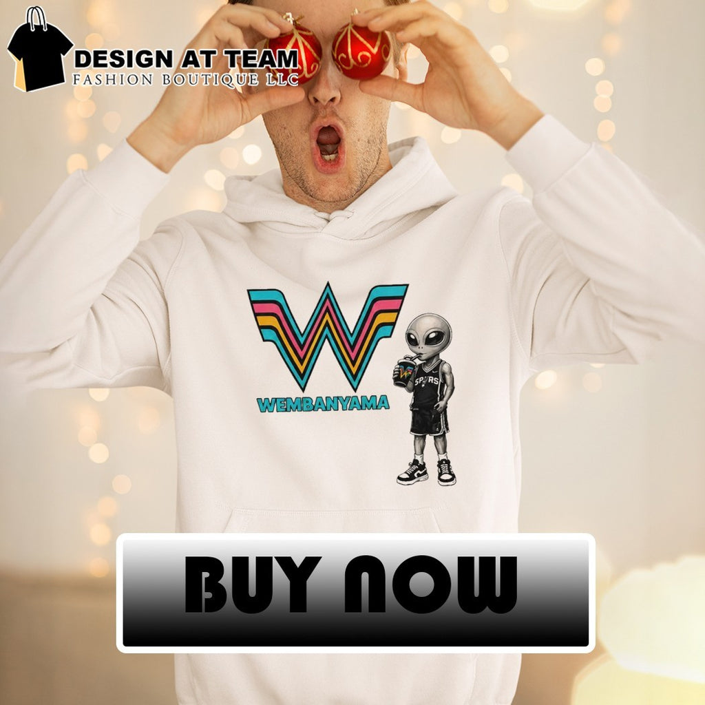 San Antonio Spurs Style Alien Wembanyama drinking shirt