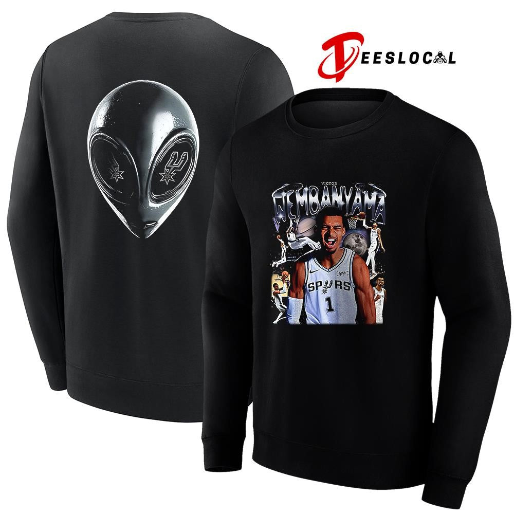 San Antonio Spurs Victor Wembanyama Alien graphic shirt
