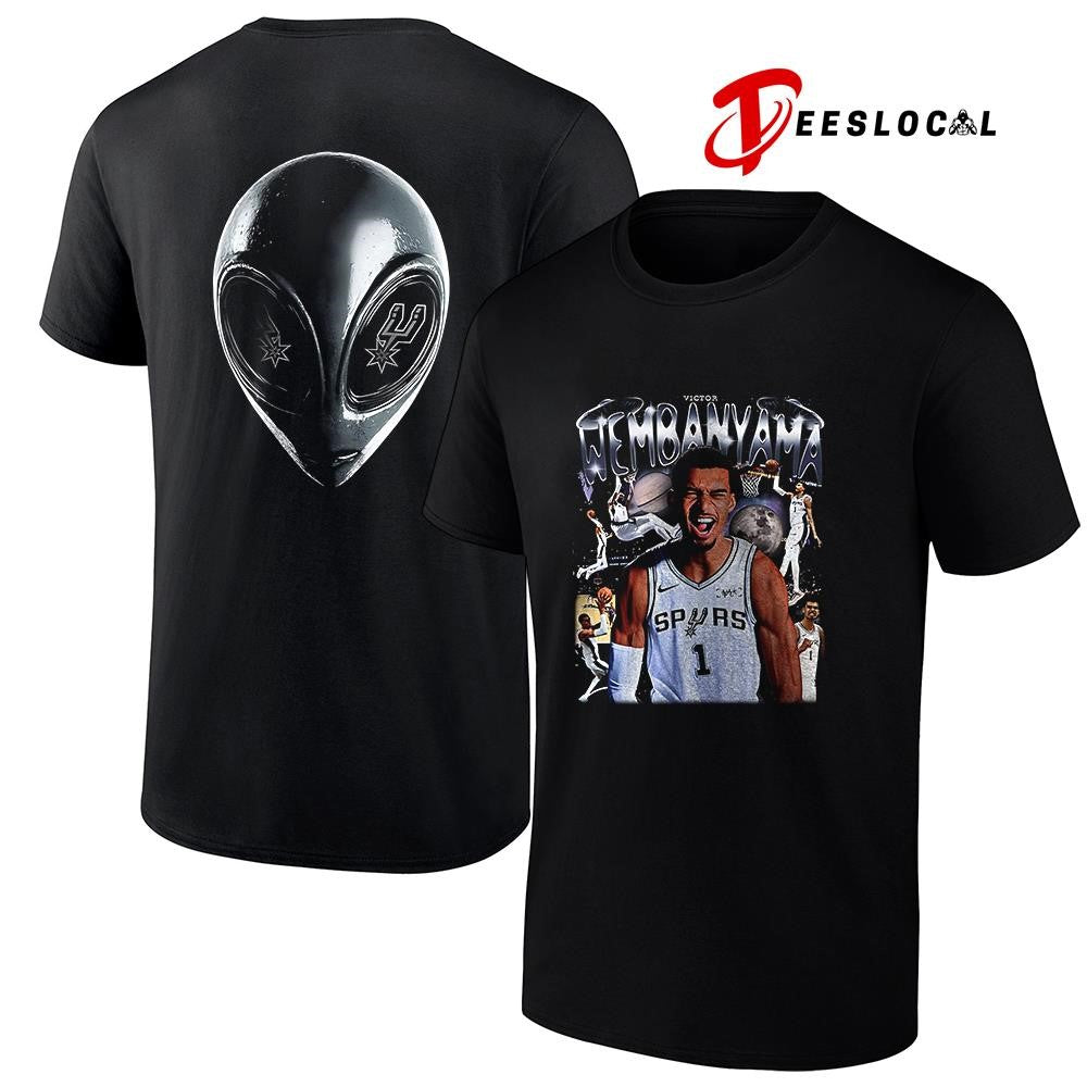 San Antonio Spurs Victor Wembanyama Alien graphic shirt