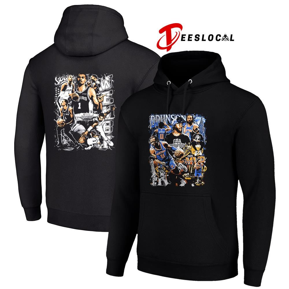 San Antonio Spurs Victor Wembanyama all pose graphic shirt
