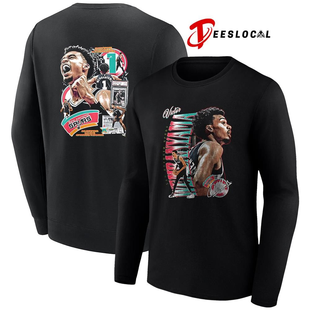 San Antonio Spurs Victor Wembanyama vintage signature shirt