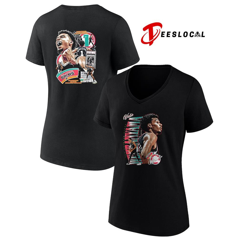 San Antonio Spurs Victor Wembanyama vintage signature shirt