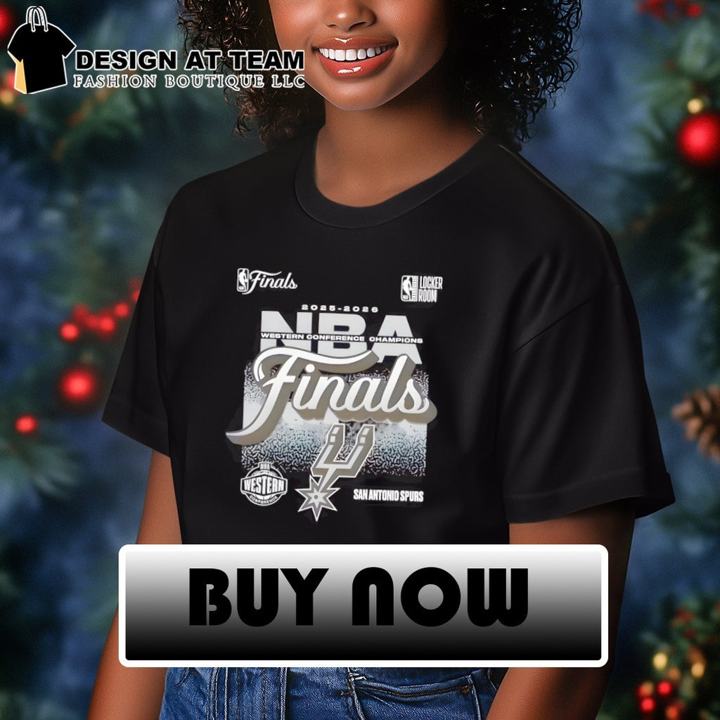 San Antonio Spurs Western Conference Champions 2026 achievement shirt