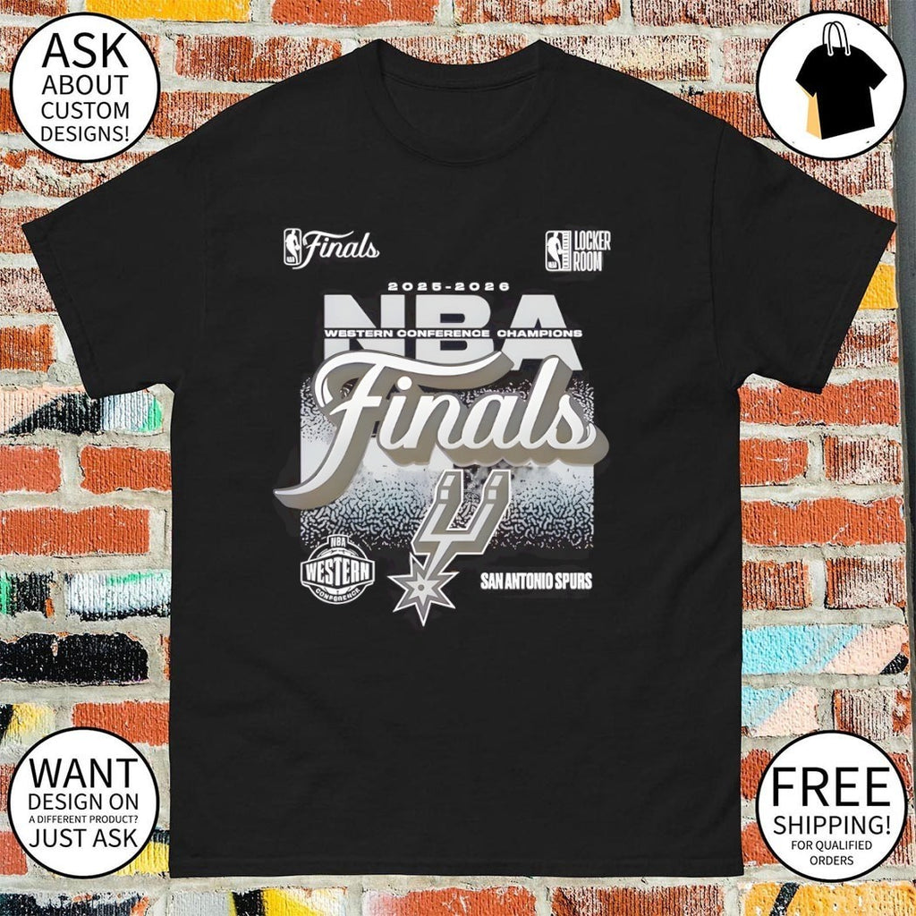 San Antonio Spurs Western Conference Champions 2026 achievement shirt