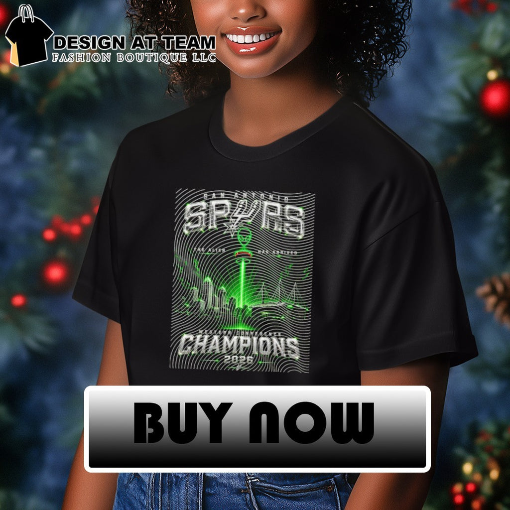 San Antonio Spurs Western Conference Champions 2026 the Alien Has Arrived shirt