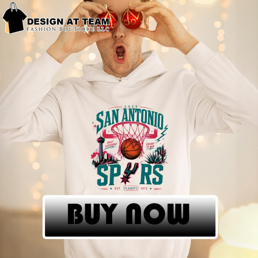 San Antonio Spurs basketball Built Different Driven To Win NBA Basketball 2026 shirt