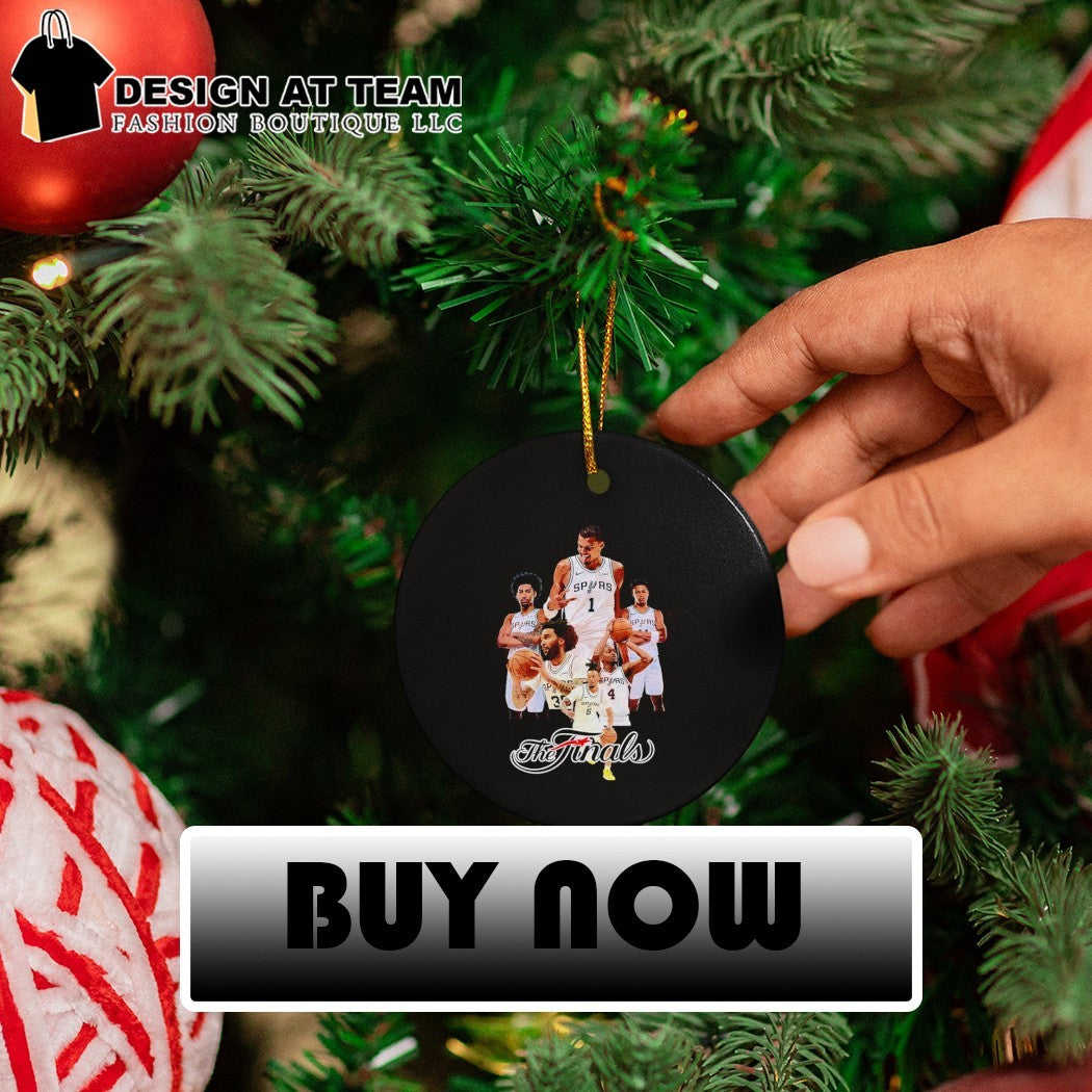 San Antonio Spurs basketball players Victor Wembanyama Devin Vassell The Finals shirt