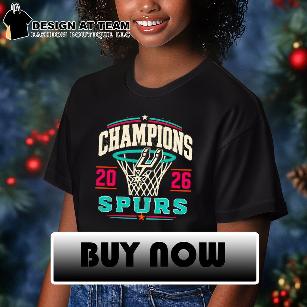 San Antonio Spurs retro sports champions NBA 2026 shirt