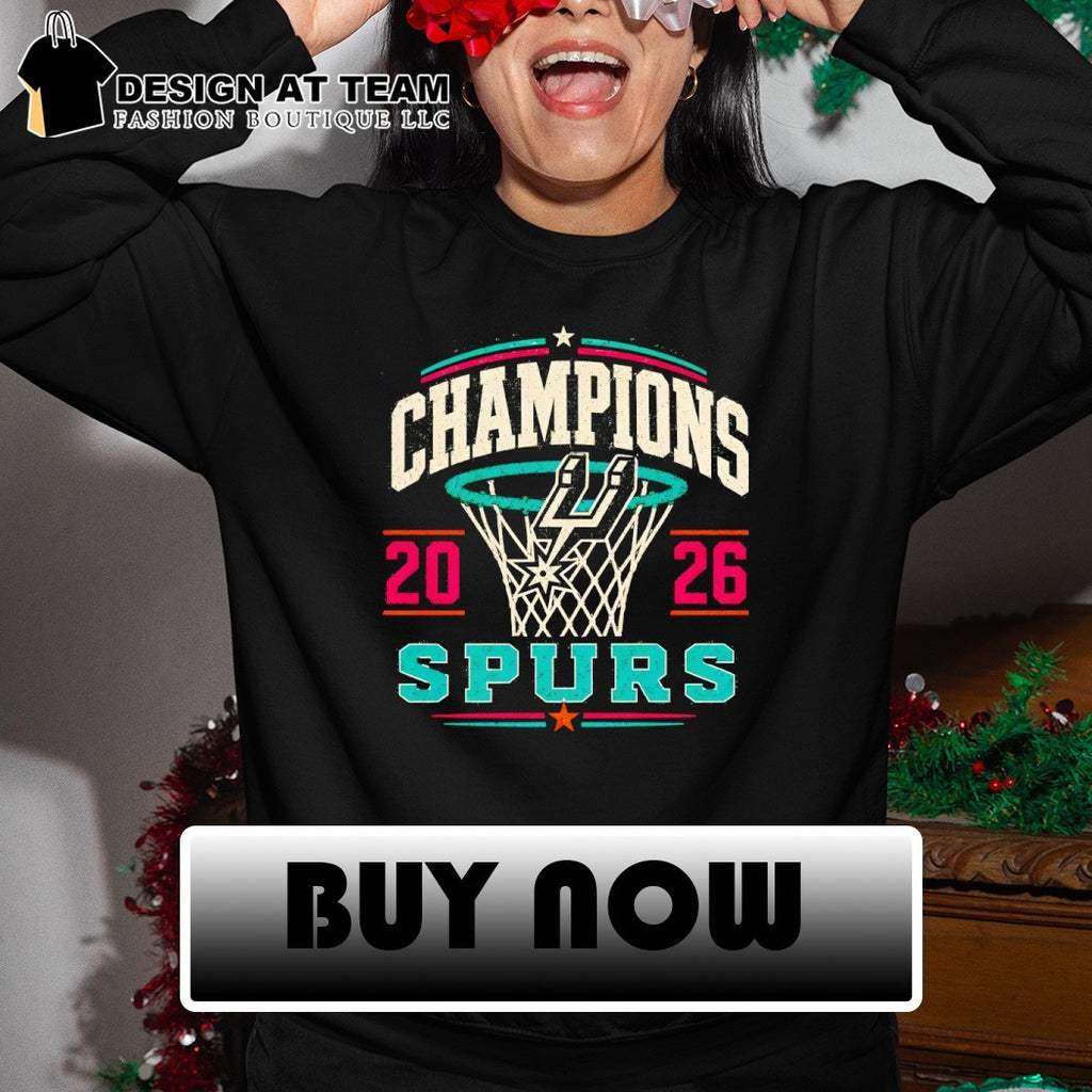 San Antonio Spurs retro sports champions NBA 2026 shirt