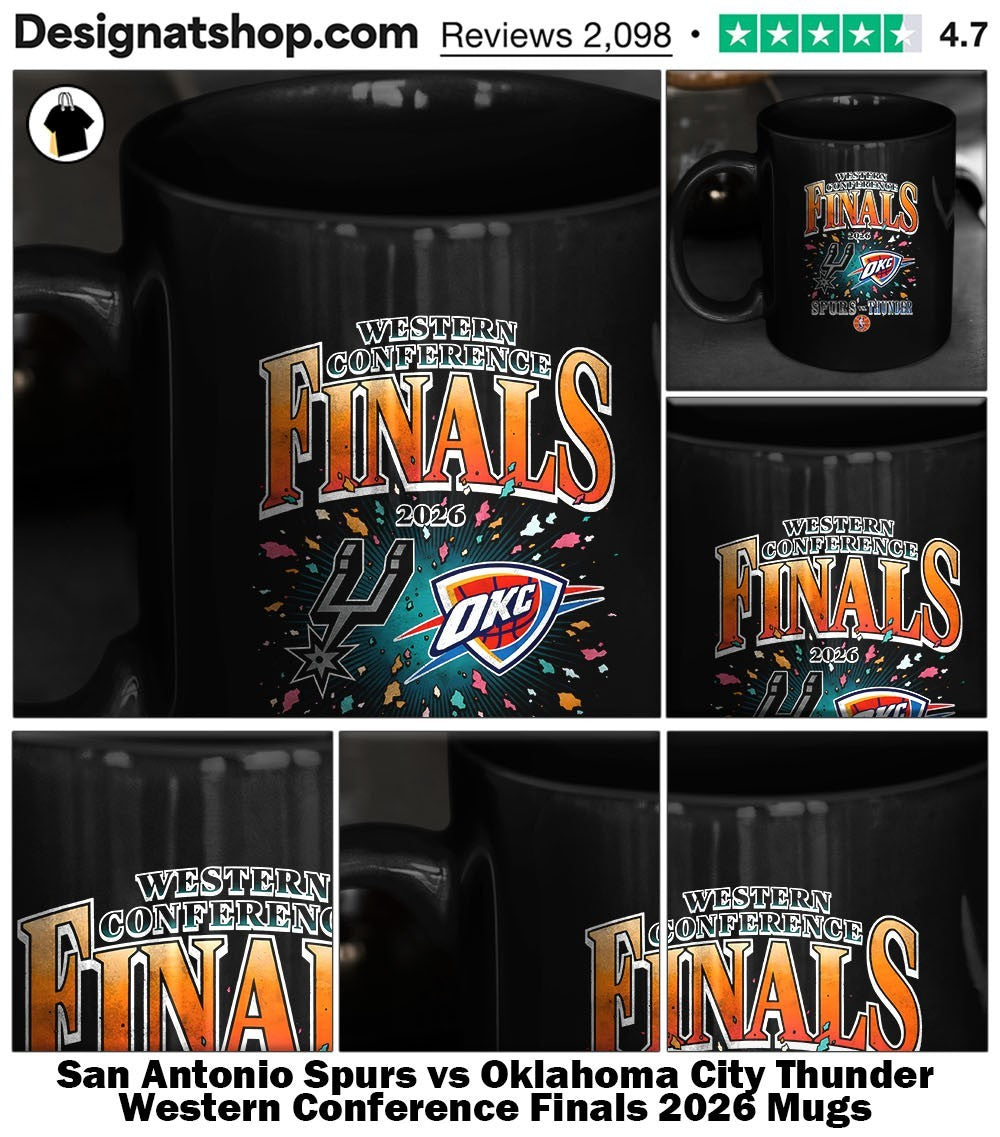 San Antonio Spurs vs Oklahoma City Thunder Western Conference Finals 2026 shirt