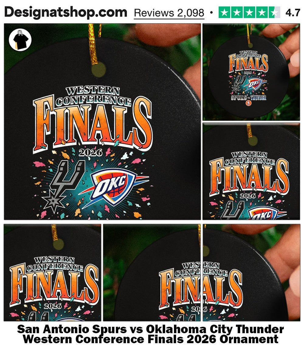 San Antonio Spurs vs Oklahoma City Thunder Western Conference Finals 2026 shirt