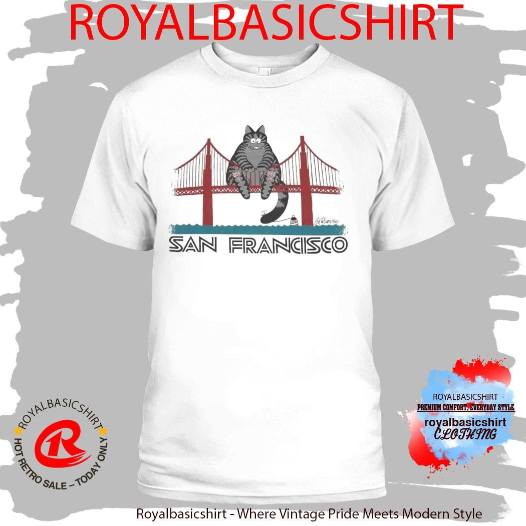 San Francisco Bridge Cat Shirt