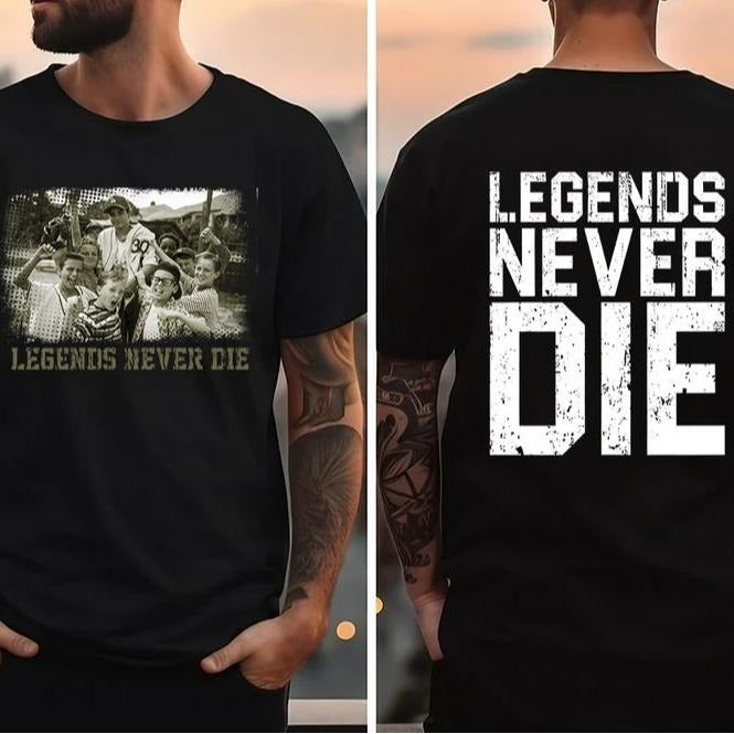 Sandlot Legend Never Die Shirt Benny Jet Rodriguez Squints Palledorous Sandlot Baseball Funny 90s Movies Shirt T-Shirts, Hoodie, Sweatshirt