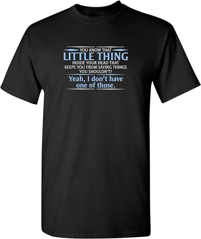 Sarcastic Work Shirts, You Know The Little Thing Cool Graphic Sarcastic Sarcasm Novelty Funny T Shirt Menswear Top Hoodie...