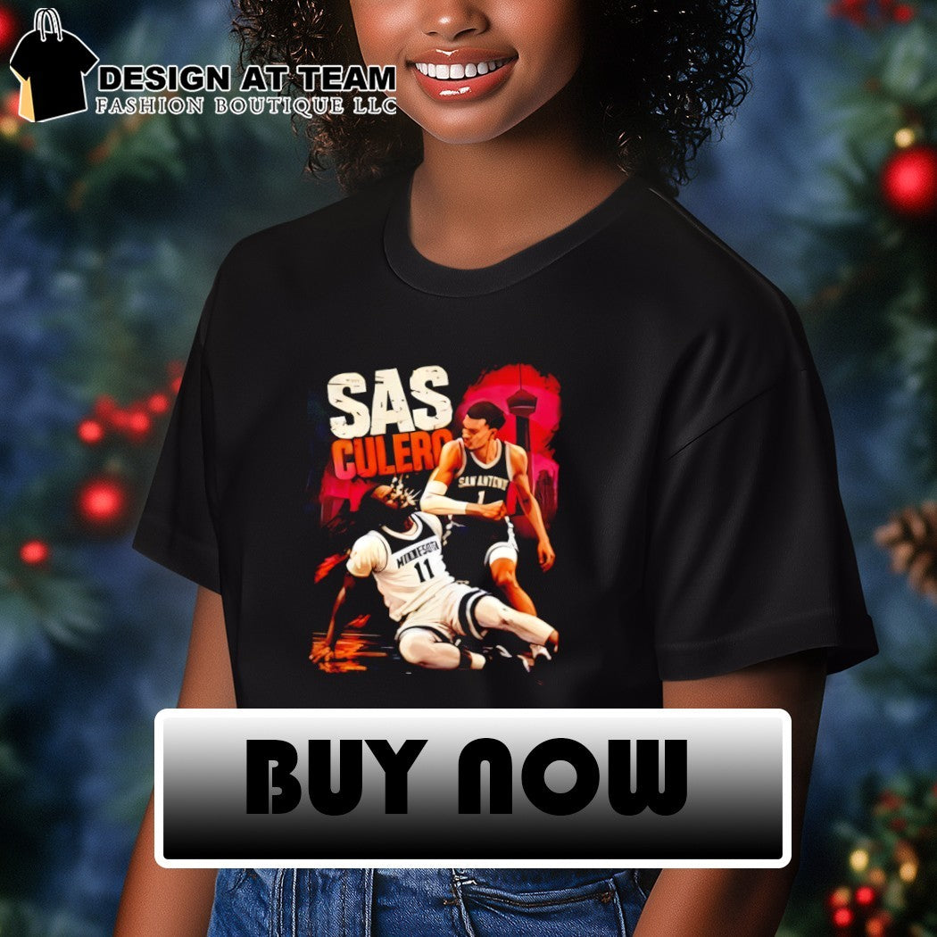 Sas Culero Victor Wembanyama elbow Naz Reid Basketball 90s style vintage shirt
