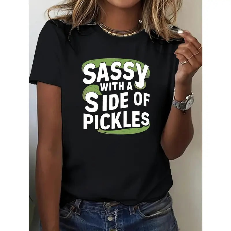 Sassy Pickles Pure Casual Women'S Tshirt Comfort Fit style 03 Hoodie Sweatshirt | PrintMintTees.com