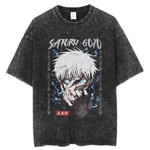 Satoru Gojo Anime Jujutsu Kaisen New Design Tshirt Menswear Top Underwear Streetwearstyle{n002}2 Hoodie Sweatshirt