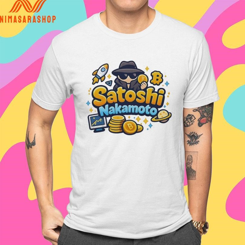 Satoshi Nakamoto Bitcoin And Rocket Shirts