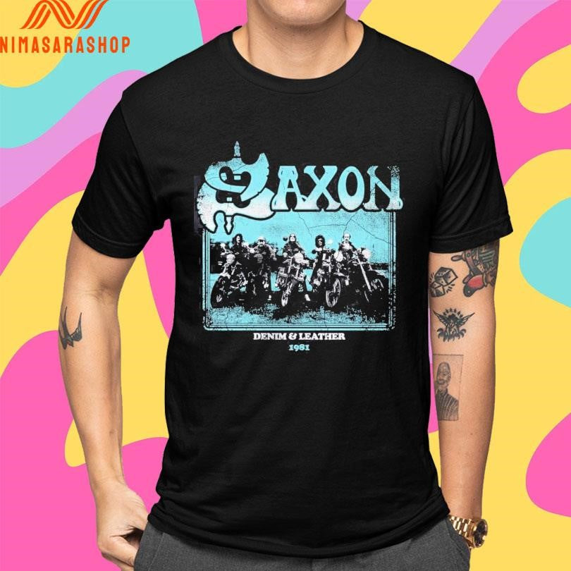 Saxon Denim And Leather 1981 Shirts