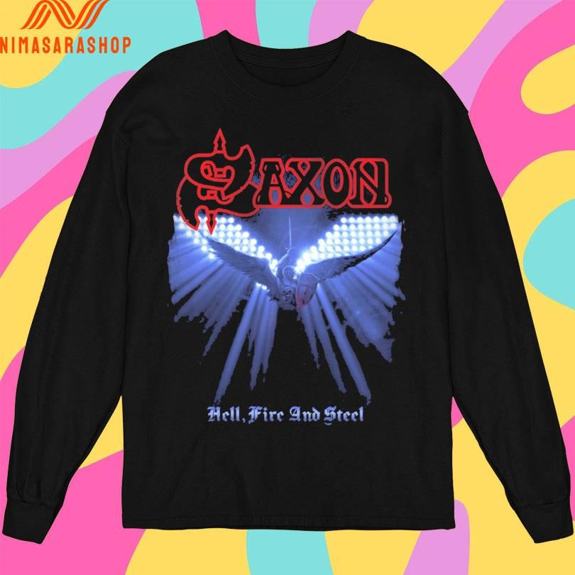 Saxon Hell Fire And Steel 2025 Shirts