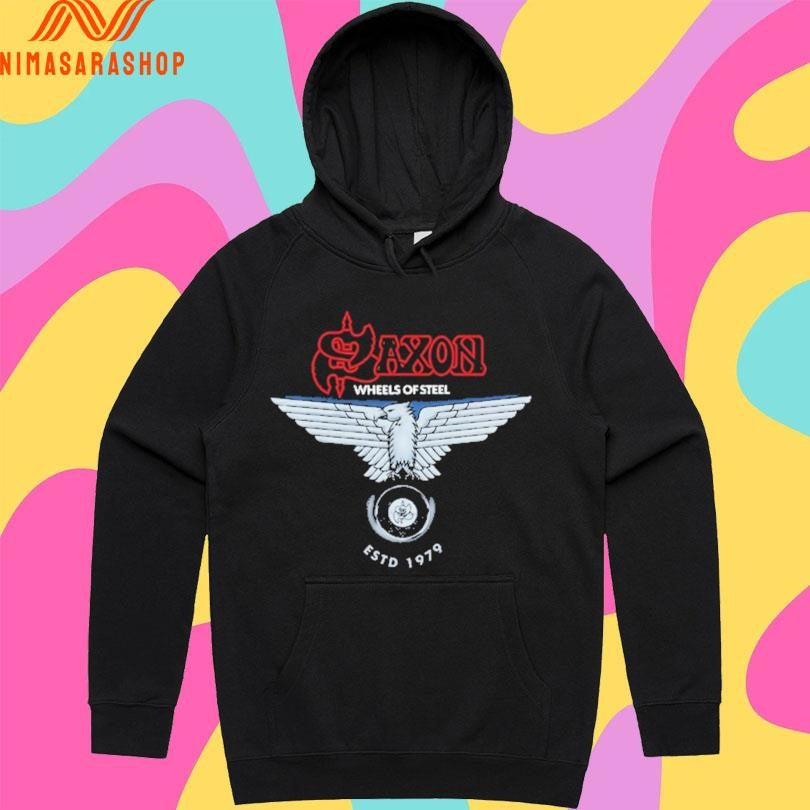 Saxon Wheels Of Steel Estd 1979 Shirts