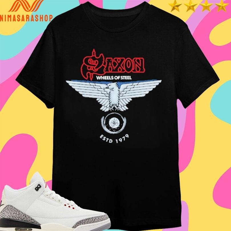 Saxon Wheels Of Steel Estd 1979 Shirts